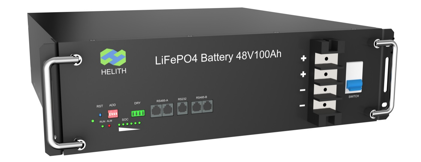 بطارية LiFePO4 من نوع الرف بقدرة 2560 وات في الساعة